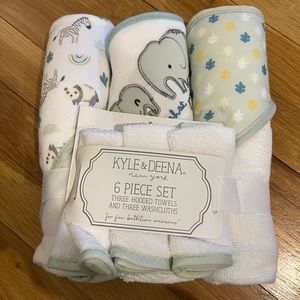 Baby 6 Piece Towel Set